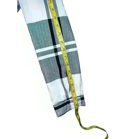 Sandro Sportswear Plaid  Pleated Jacket Mackinaw Sz m Preppy Monochrome - Picture 3 of 6